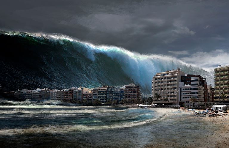 contoh teks eksplanasi tsunami