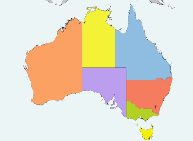 gambar peta australia
