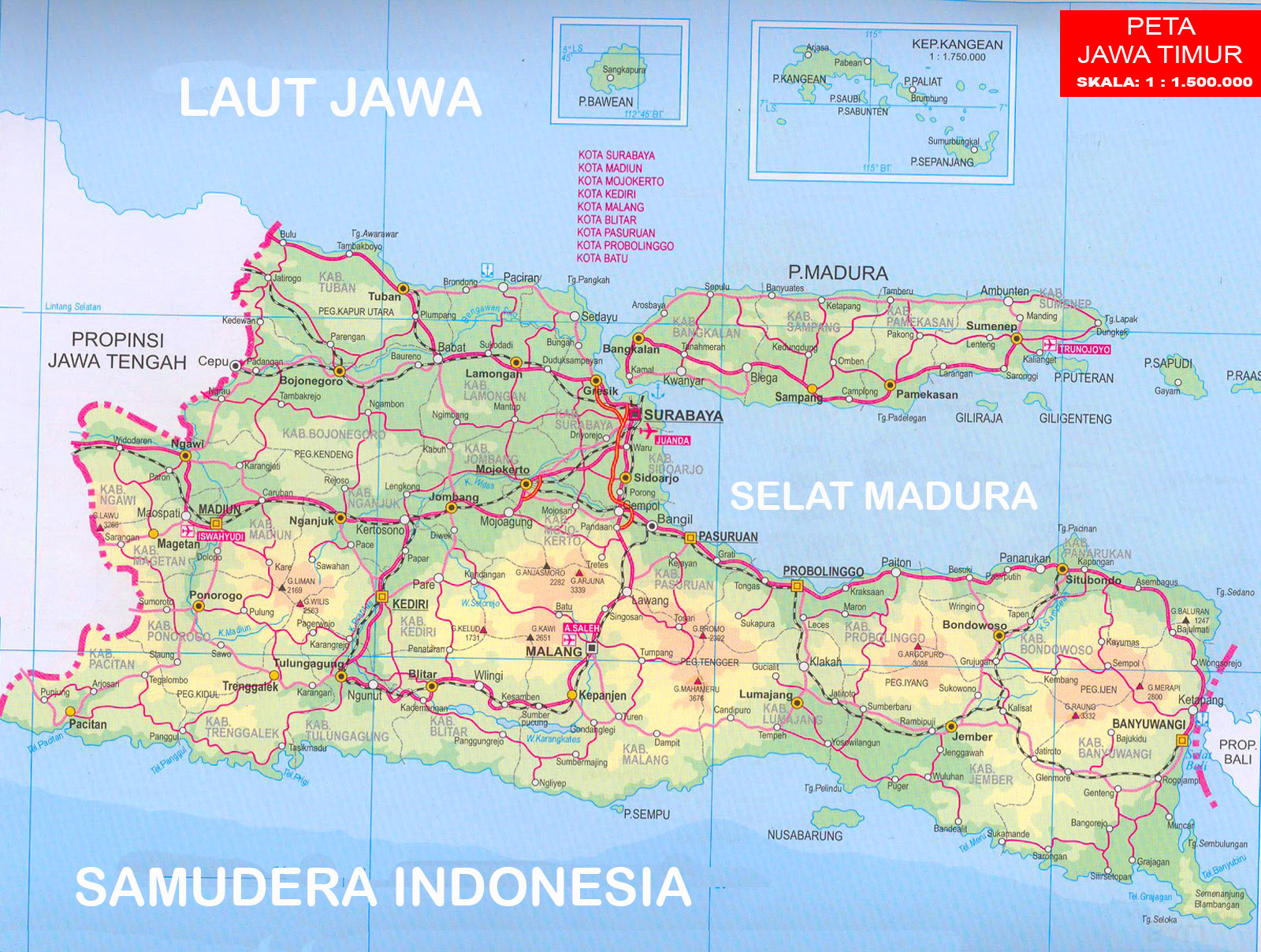 24+ Peta Jawa Timur HD, Ide Terbaru!